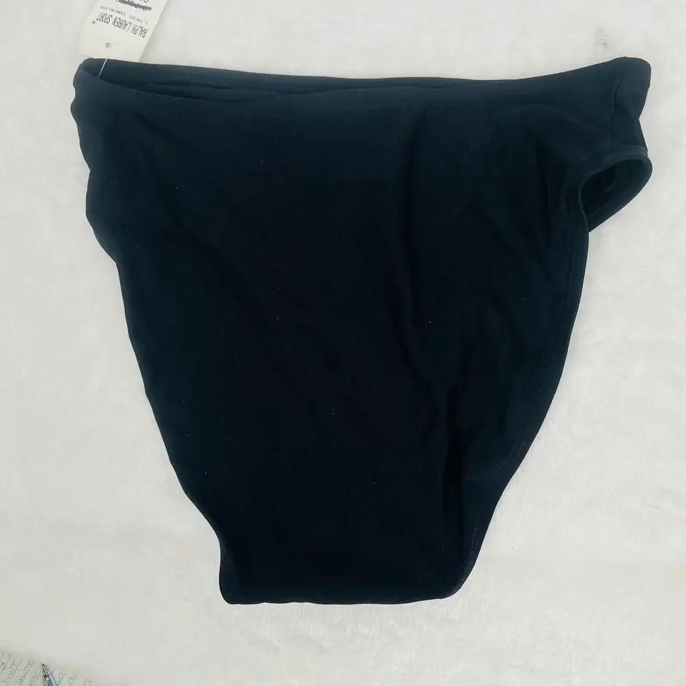 RALPH LAUREN SPORT Women's NWT Swim Bottoms 8 Semi-modest Mid-High Rise